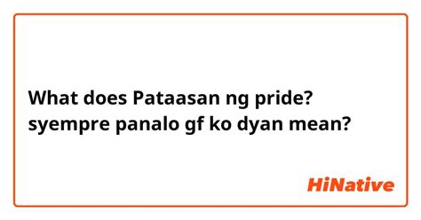 Meaning of panalo .